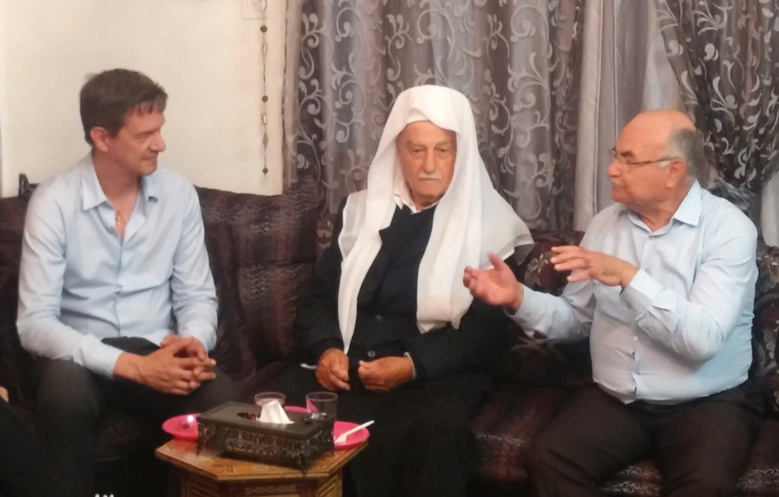 Eric Roux et Sheikh Husein Laviv Abu Rukun