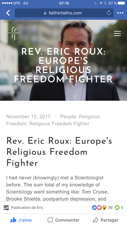 Article dans faith in faiths Article dans faith in faiths