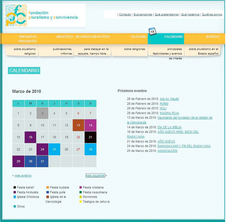 L'Espagne inclut la naissance de Ron Hubbard dans un calendrier religieux. L'Espagne inclut la naissance de Ron Hubbard dans un calendrier religieux.