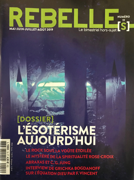 Article sur la scientologie et la gnose dans le magazine Rebelles Article sur la scientologie et la gnose dans le magazine Rebelles