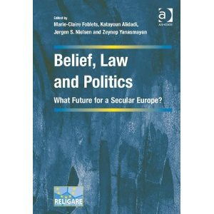 Parution de Belief, Law and Politics Parution de Belief, Law and Politics