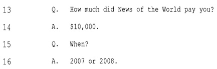 Extrait de la déposition de Marc Headley devant la Cour Supérieure de Californie
