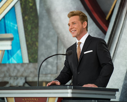 David Miscavige, leader ecclesiastique de la religion scientologue