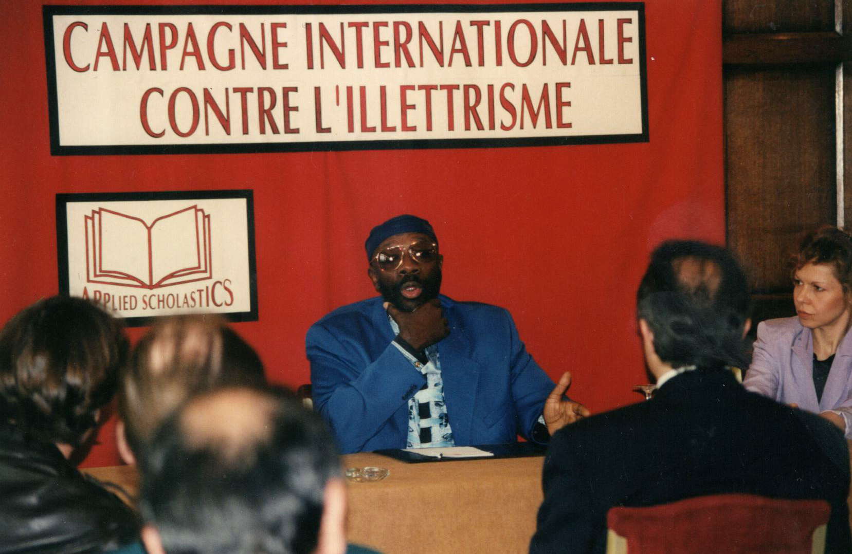 Isaac Hayes à Paris - Croisade contre l'illettrisme Isaac Hayes à Paris - Croisade contre l'illettrisme