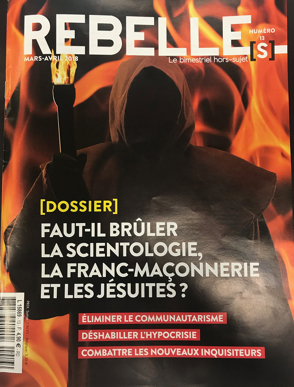 Article Scientology dans Rebelles 13 : le scientologue et la doxa