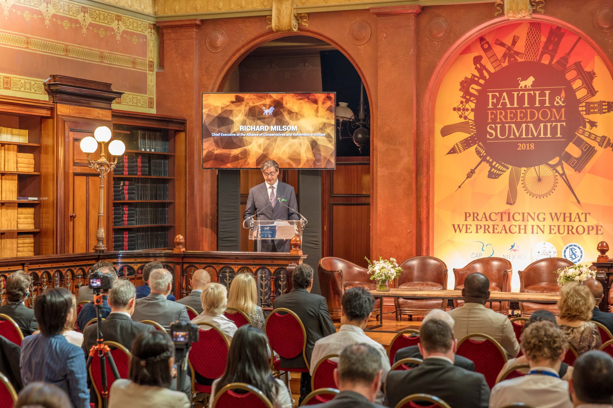 Richard Milsom at the Faith and Freedom Summit Richard Milsom at the Faith and Freedom Summit