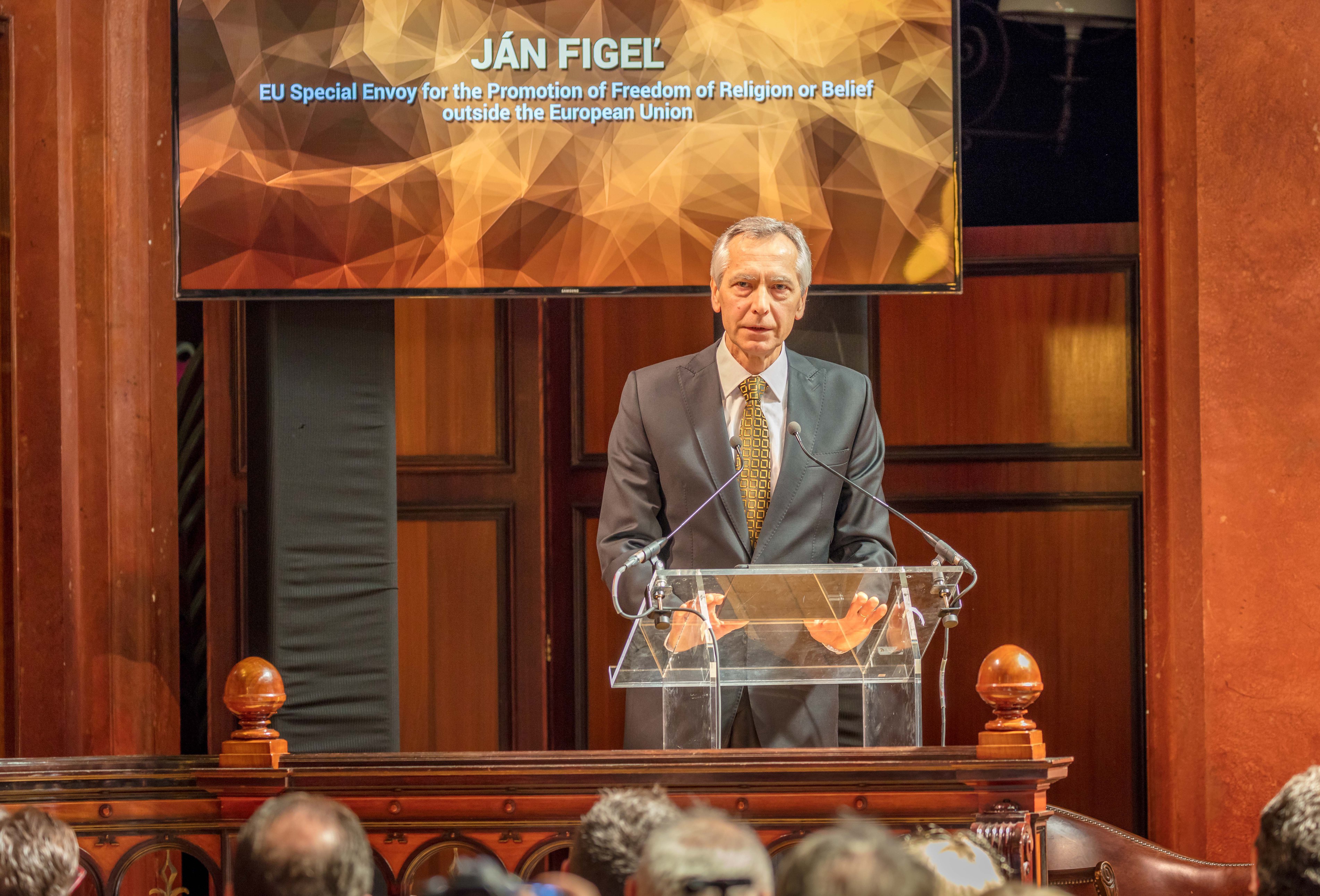 Jan Figel at the Faith and Freedom Summit