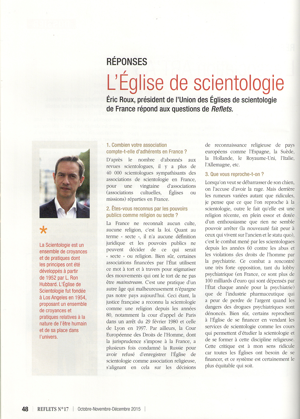 Revue Reflets - numéro 17 Revue Reflets - numéro 17