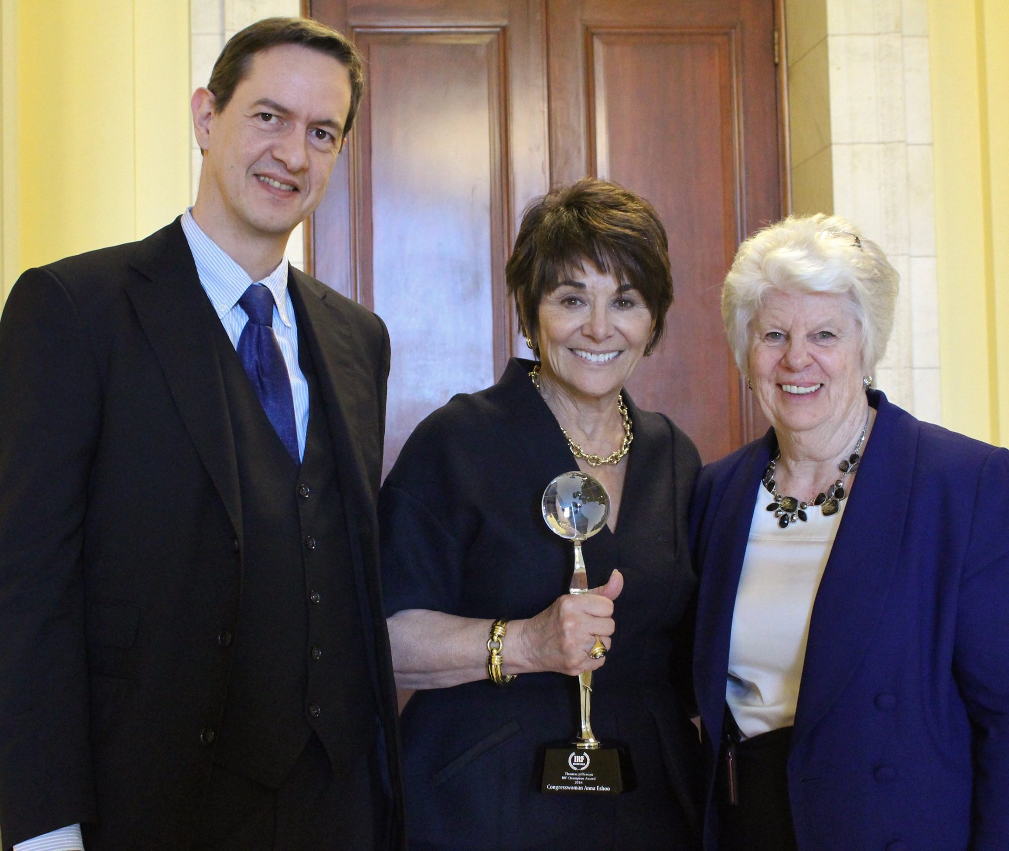 Eric Roux et Anna Eshoo Eric Roux et Anna Eshoo