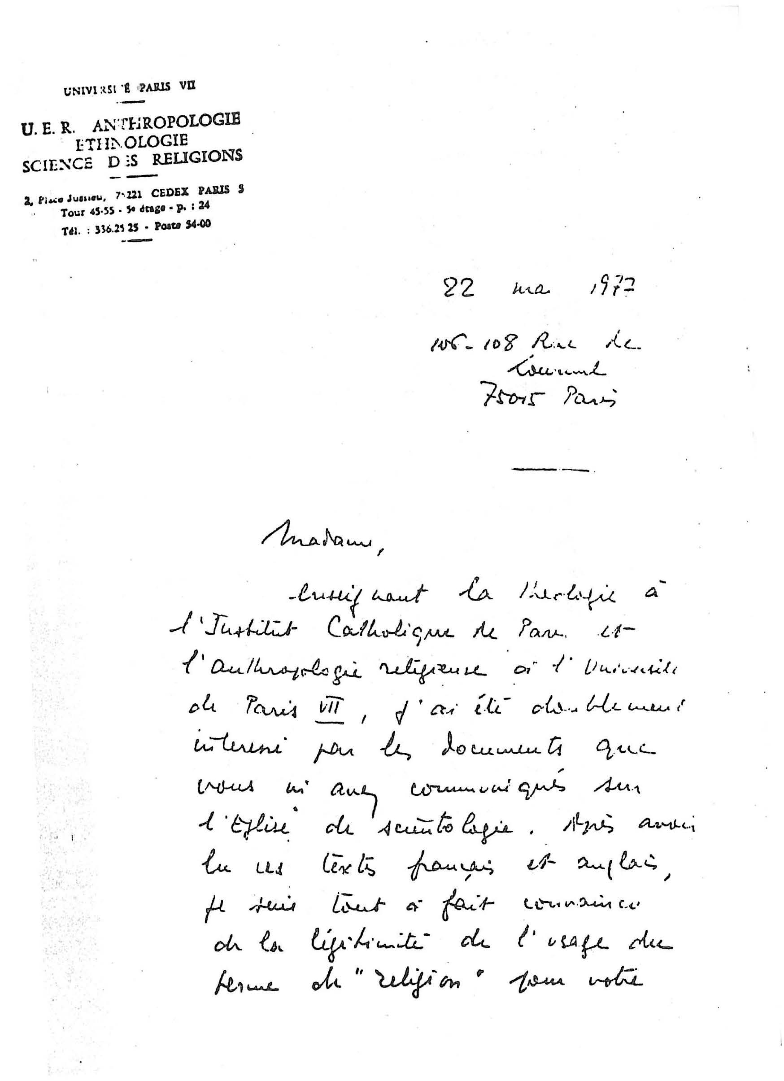 Michel de Certeau et la scientologie Michel de Certeau et la scientologie