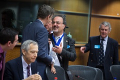 Au Parlement Européen avec Elie Gharios, Président de la Maison de Royale de Ghassan