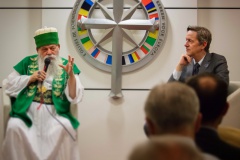 Eric Roux avec Dede Baba Mondi, leader mondial de la communauté Bektashi