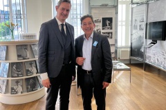 Eric Roux avec le Cheikh Bentounès – Bruxelles 2022