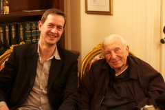 2015, Eric Roux avec le pianiste Mario Feninger