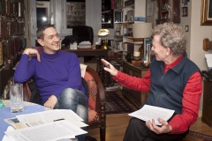 Eric Roux et l&rsquo;écrivain Jean-Luc Maxence – Janvier 2017