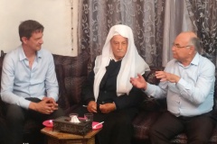 Eric Roux et Sheikh Hussein Abu Rukun, un des leaders de la communauté Druze en Israël. Isfiya, Israel, juillet 2017