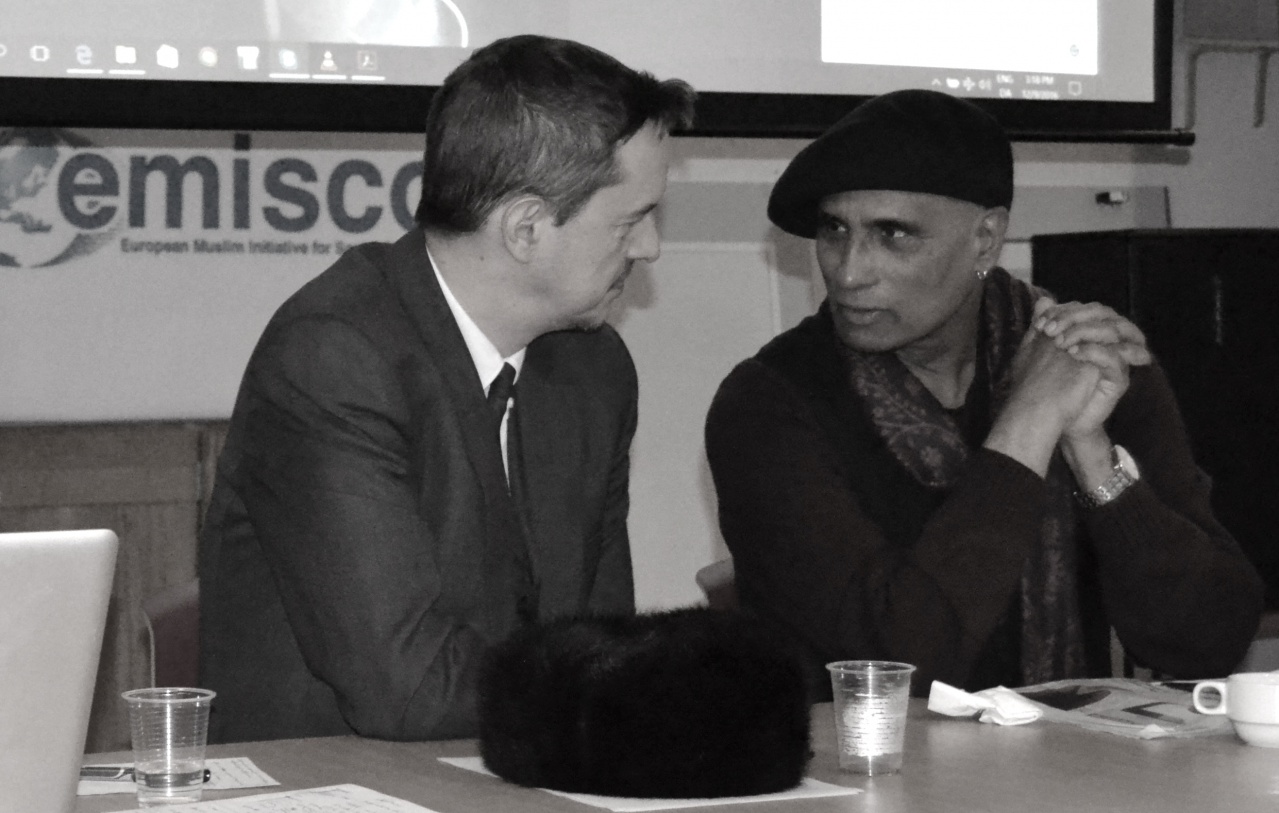 Eric Roux avec Bashy Quraishi - Copenhague 2016 Eric Roux avec Bashy Quraishi - Copenhague 2016