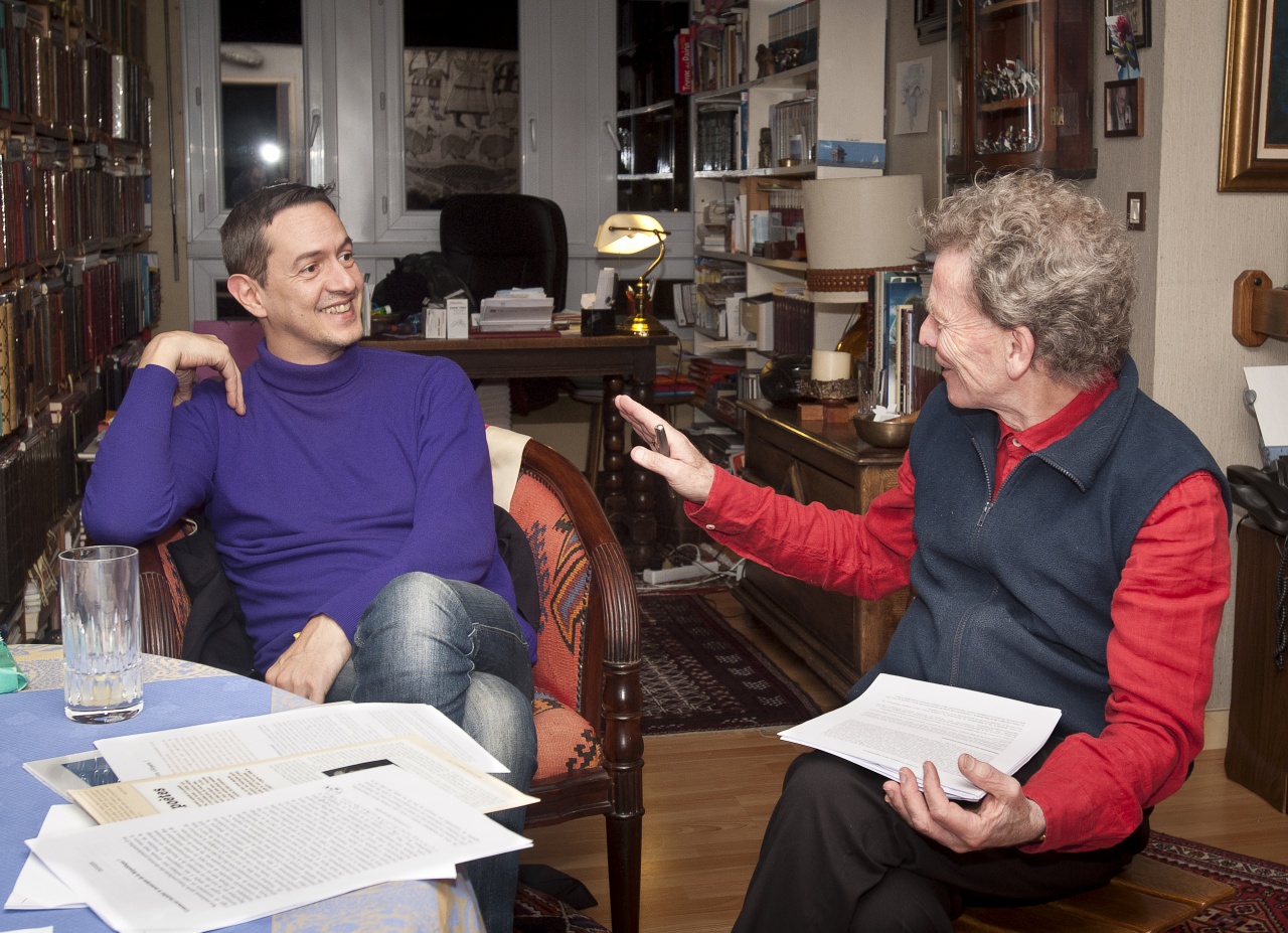 Eric Roux et l'écrivain Jean-Luc Maxence - Janvier 2017