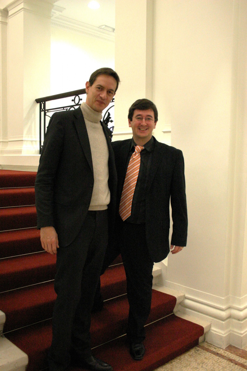 Eric Roux et Ivan Arjona à Bruxelles