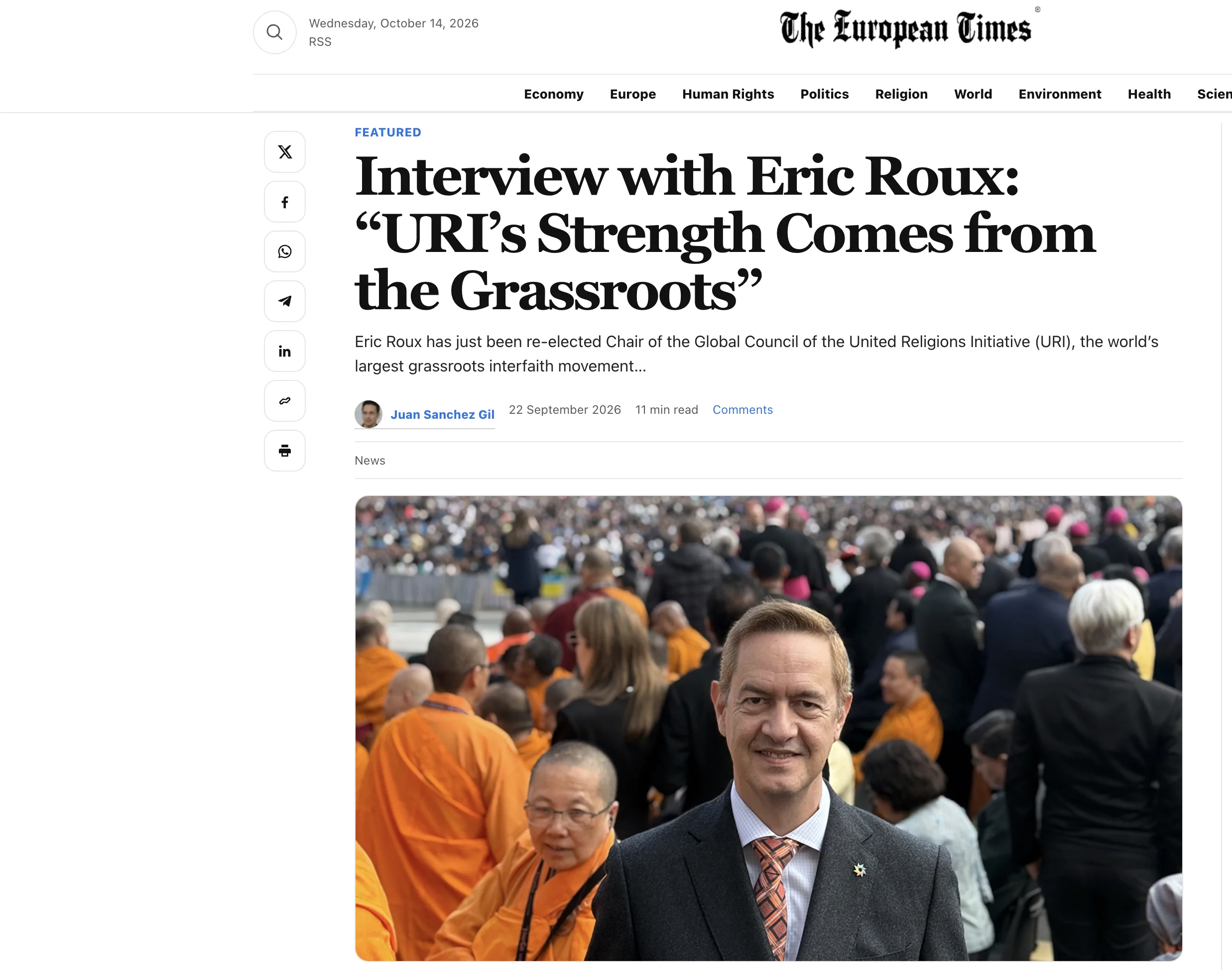 Interview European Times